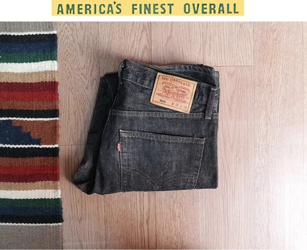 일본판 02s levis 라바이스 505 측청 31.5사이즈